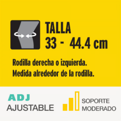 Rodillera con estabilizador ajustable negro Futuro 3M