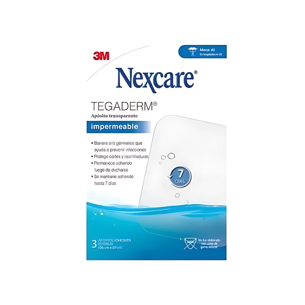 Apósito Nexcare Tegaderm 6x7cms 3 und