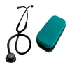 Littmann® Classic III Negro Black Edition 5803 + Estuche Azul Caribe - IVMedical