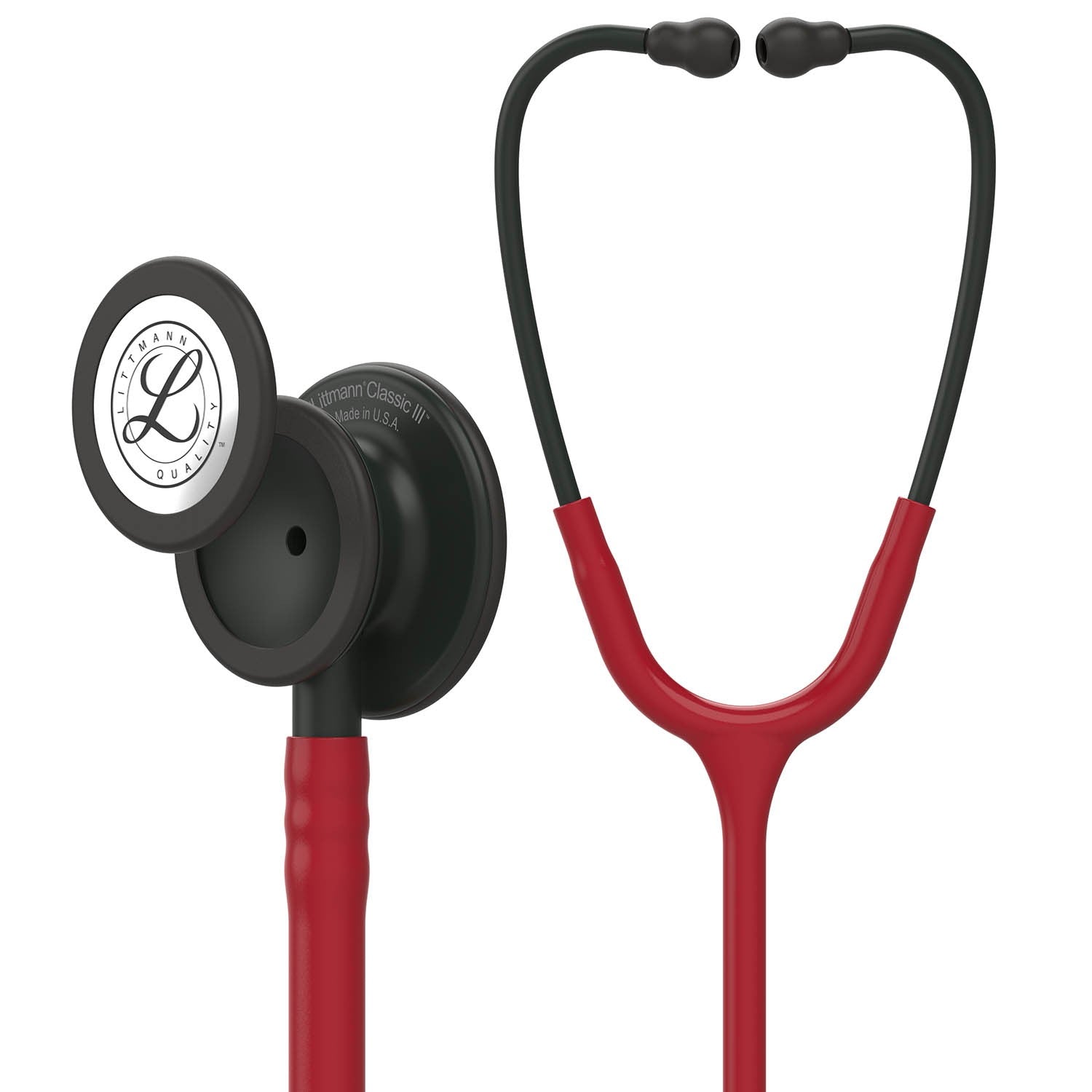 Fonendoscopio Littmann Classic III Burdeo Acabado Negro 5868 - IVMedical