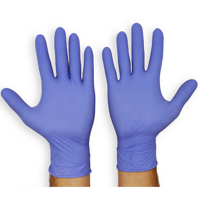 Guantes de examinación de Nitrilo Desechables (Caja 100 und)